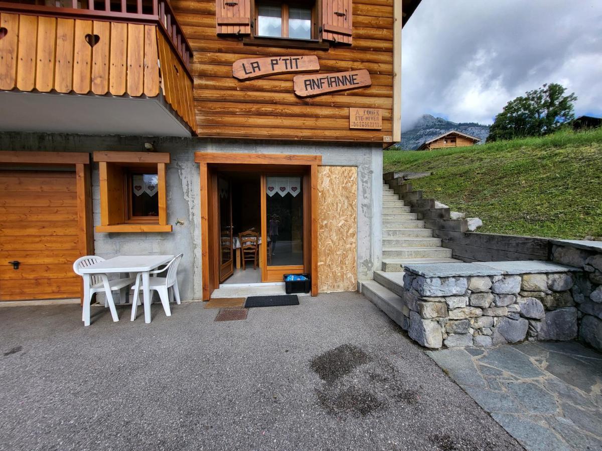 Appartement Cosy Face Aux Aravis 大博尔南 外观 照片
