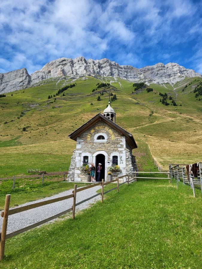 Appartement Cosy Face Aux Aravis 大博尔南 外观 照片