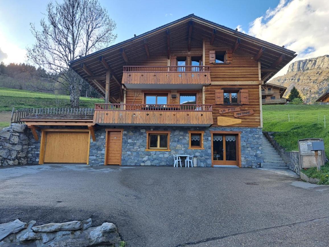 Appartement Cosy Face Aux Aravis 大博尔南 外观 照片